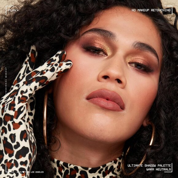 🆕 Makeup Ultimate Shadow Palette 16-Shade Vegan Formula - Warm Neutrals Brights - Picture 3 of 10